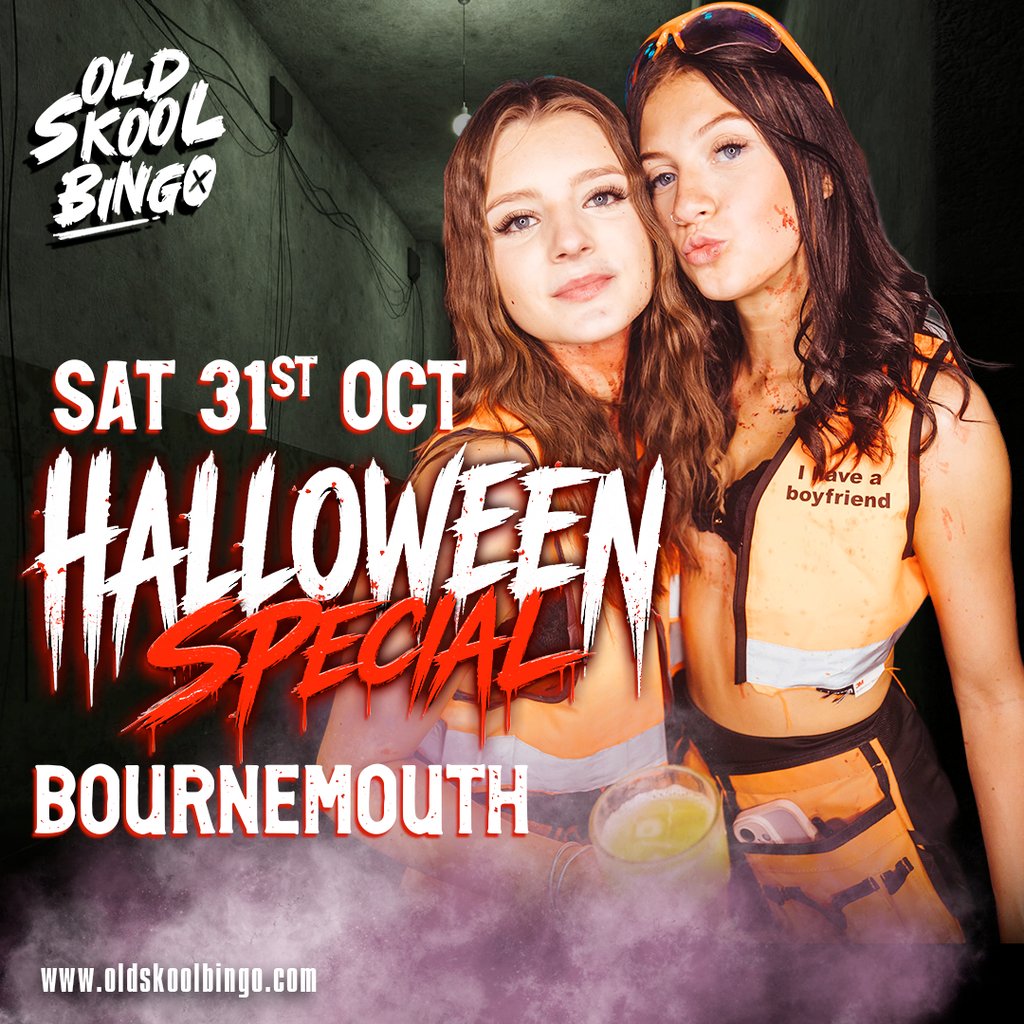 Old Skool Bingo Sat 31st October Halloween Bournemouth