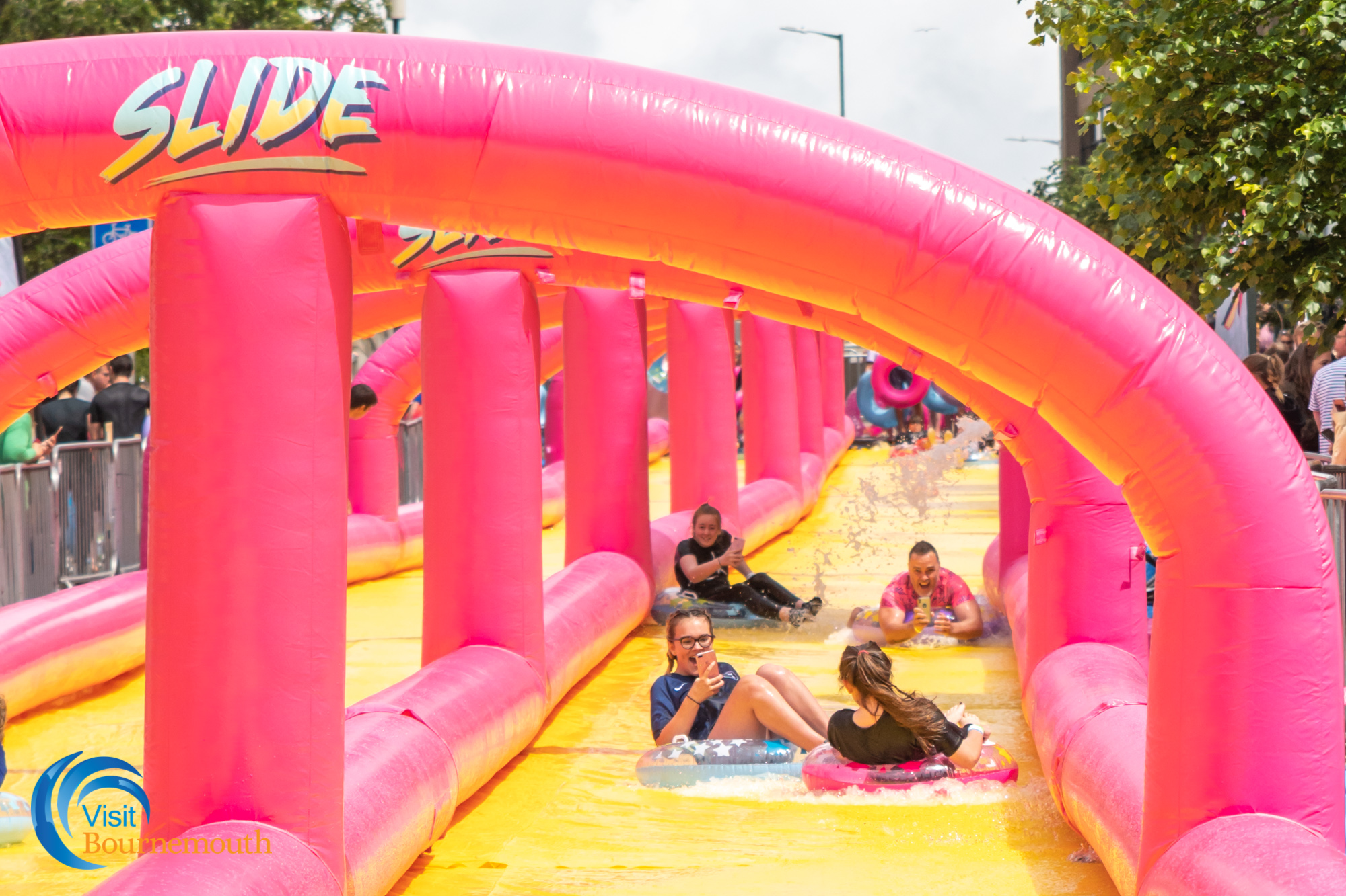 Did you Ride The Slide? Check our photos from Bournemouth's Water Slide