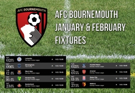 Bournemouth Jan &amp; Feb 2016 Fixtures