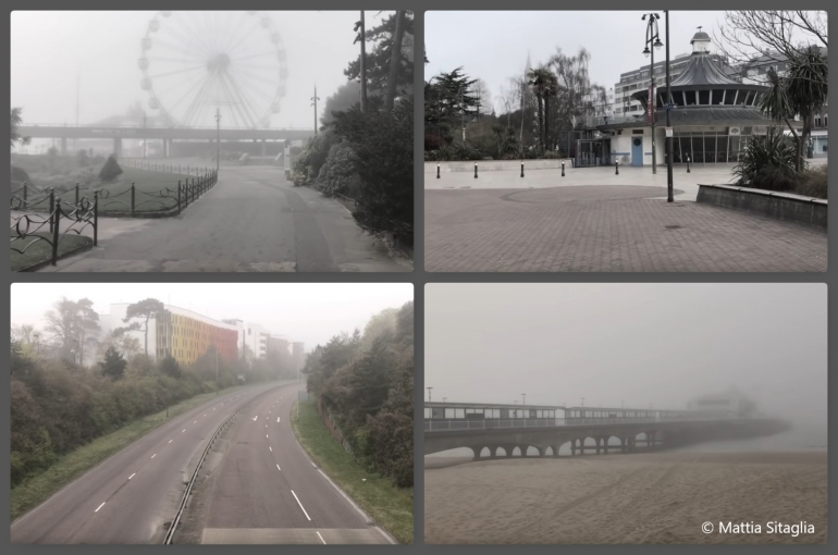 Video Shows Eerie and Deserted Bournemouth During COVID-19 Lockdown
