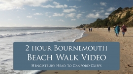 Take a 2 hour Stroll Along on Bournemouth Beach