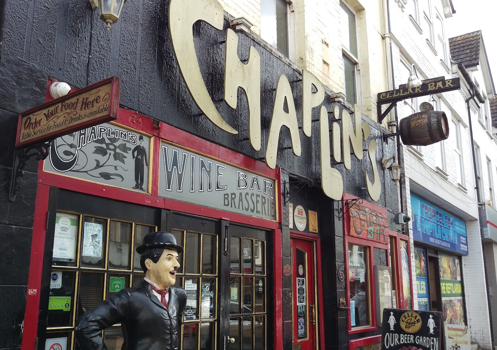 Live Music at Chaplin's & The Cellar Bar